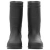 vidaXL Bottes de pluie noir taille 39 PVC