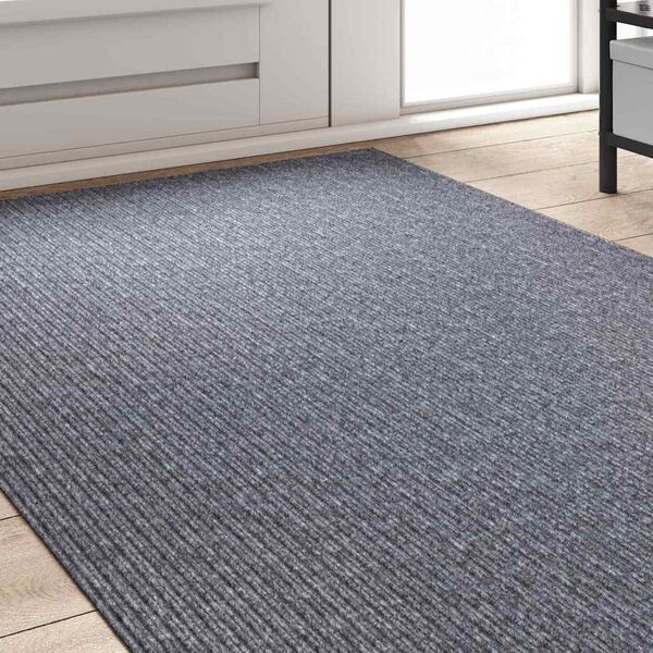 vidaXL Tapis Couloir Gris clair 100 x 300 cm tissu