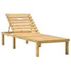 vidaXL Chaise longue Bois de pin impr&eacute;gn&eacute;