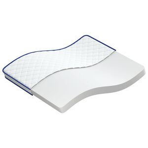 vidaXL Matelas en mousse à mémoire de forme 200 x 180 x 17 cm doux