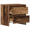 vidaXL Cabinet de chevet 2 pcs Bois ancien 45 x 34 x 44,5 cm