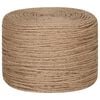 vidaXL Corde de jute 100 m de long 4 mm d'&eacute;paisseur