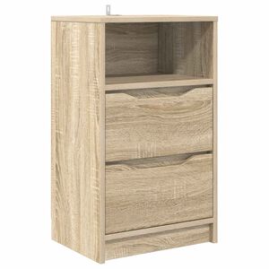 vidaXL Table de chevet Ch&ecirc;ne Sonoma 40 x 30 x 467 cm Bois d'ing&eacute;nierie