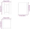 vidaXL Armoire de cuisine Blanc 30 x 31 x 40 cm Bois d'ing&eacute;nierie