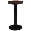 vidaXL Table de bistro Marron fonc&eacute; 40 cm MDF