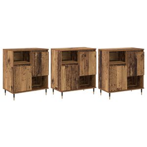 vidaXL Buffets 3 pcs Bois ancien