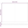 vidaXL Auvent r&eacute;tractable &eacute;lectrique Multicolore 500 &times; 350 cm