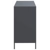 vidaXL Buffet anthracite 101,5x39x73,5 cm acier lamin&eacute; &agrave; froid
