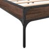 vidaXL Cadre de lit sans matelas ch&ecirc;ne marron 160x200 cm