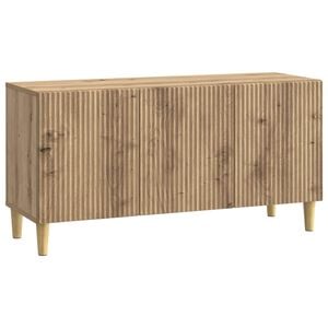 vidaXL Meuble TV 99 x 34,5 x 50 cm Ch&ecirc;ne artisanal Bois d'ing&eacute;nierie