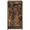 vidaXL Buffet Ch&ecirc;ne fum&eacute; 40 x 40.5 x 75 cm Bois d'ing&eacute;nierie