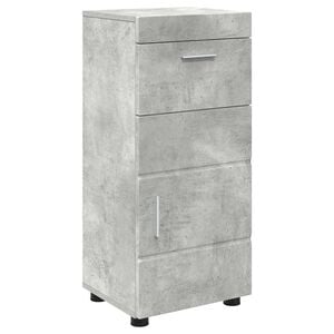 vidaXL Ensemble d'armoire de salle de bain TULUM Gris b&eacute;ton