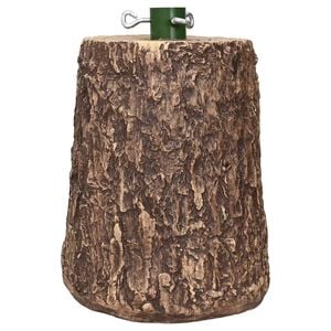 vidaXL Support de sapin de No&euml;l en forme de tronc &Oslash; 23 x 34 cm