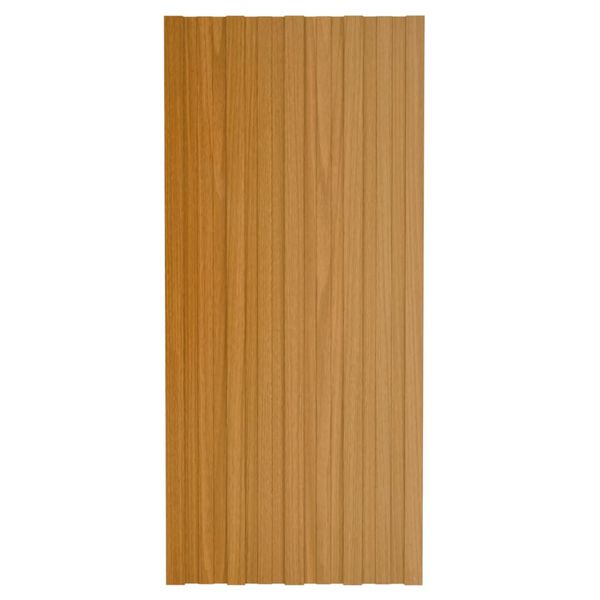 vidaXL Panneaux de toiture 12 pcs acier galvanisé naturel 100x45 cm
