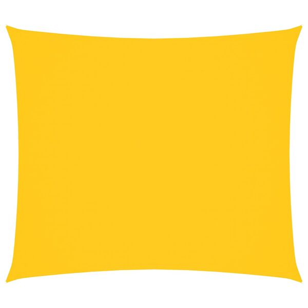 vidaXL Voile de parasol tissu oxford rectangulaire 2,5x3 m jaune