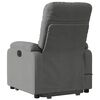 vidaXL Fauteuil inclinable de massage &eacute;lectrique gris fonc&eacute;
