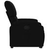 vidaXL Fauteuil inclinable noir tissu