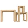 vidaXL Tables gigognes 3 pcs Chêne sonoma Bois d'ingénierie