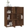 vidaXL Biblioth&egrave;que Ch&ecirc;ne marron 90x30x90 cm Bois d'ing&eacute;nierie