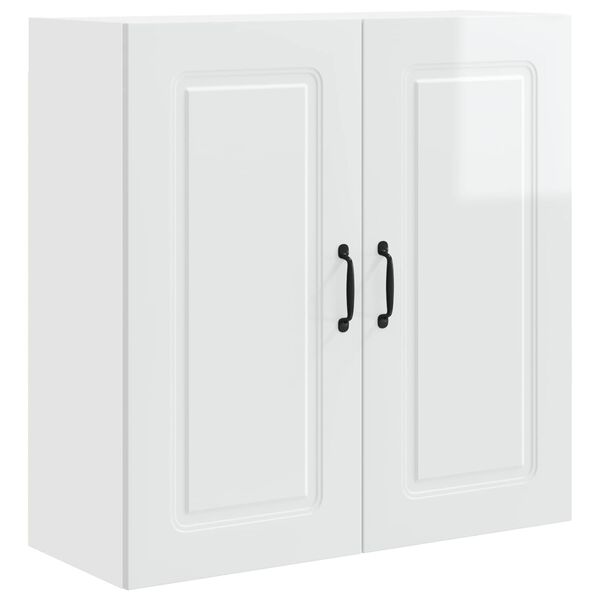 vidaXL Armoire de cuisine Kalmar Blanc brillant 80 x 31 x 80 cm