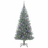 vidaXL Arbre de No&euml;l artificiel floconn&eacute; de neige avec lumi&egrave;re LED