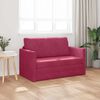vidaXL Canap&eacute;-Lit 110cm Bordeaux Velours
