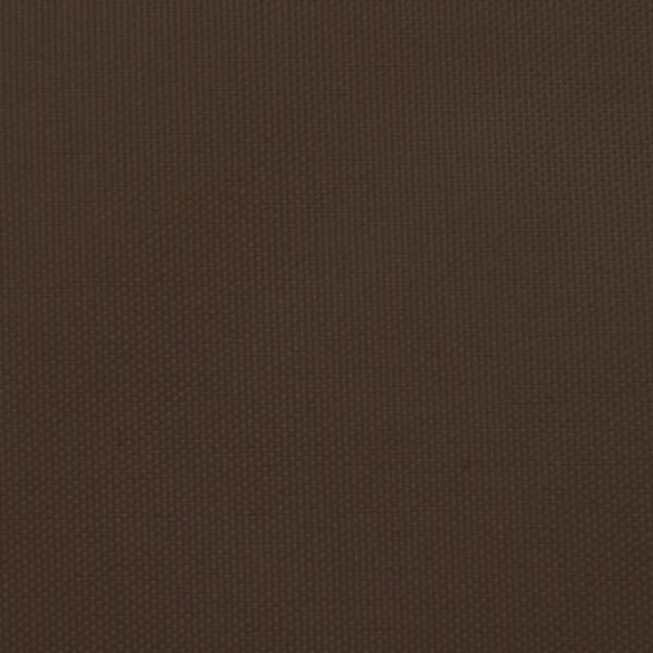 vidaXL Voile de parasol tissu oxford triangulaire 3x3x3 m marron