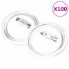 vidaXL Kit de badges &agrave; bouton avec &eacute;pingles 100 sets Acrylique 58 mm