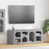 vidaXL Meuble TV Gris Sonoma 100 x 35 x 40 cm Bois d'ing&eacute;nierie