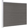 vidaXL Panneau de cl&ocirc;ture WPC 175x146 cm Gris