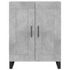 vidaXL Buffet haut Gris b&eacute;ton 69,5x34x180 cm Bois d'ing&eacute;nierie