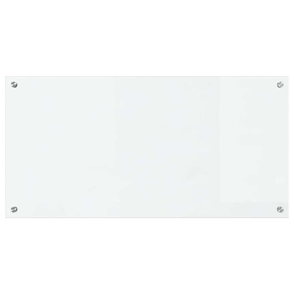 vidaXL Protection de cuisine Transparent 100 x 50 cm verre trempé