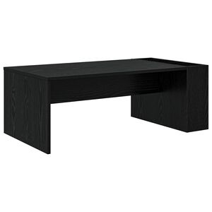 vidaXL Table basse Ch&ecirc;ne noir 95 x 50 x 34 cm Bois d'ing&eacute;nierie