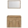 vidaXL Ensemble de meubles salle de bain 2 pcs bois d'ingénierie