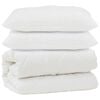 vidaXL Couette avec oreiller 3 pcs Blanc Microfibre