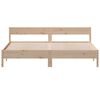 vidaXL Cadre de lit sans matelas 200x200 cm bois massif de pin
