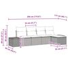vidaXL Ensemble de Canap&eacute;s avec coussin 5 pcs polyrotin