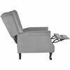 vidaXL Fauteuil gris tissu