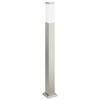 vidaXL Borne lumineuse 80 cm en acier inoxydable IP44