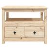 vidaXL Table basse 71x49x55 cm Bois massif de pin