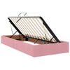 vidaXL Lit de Rangement avec matelas avec stockage Rose 100 x 200 cm