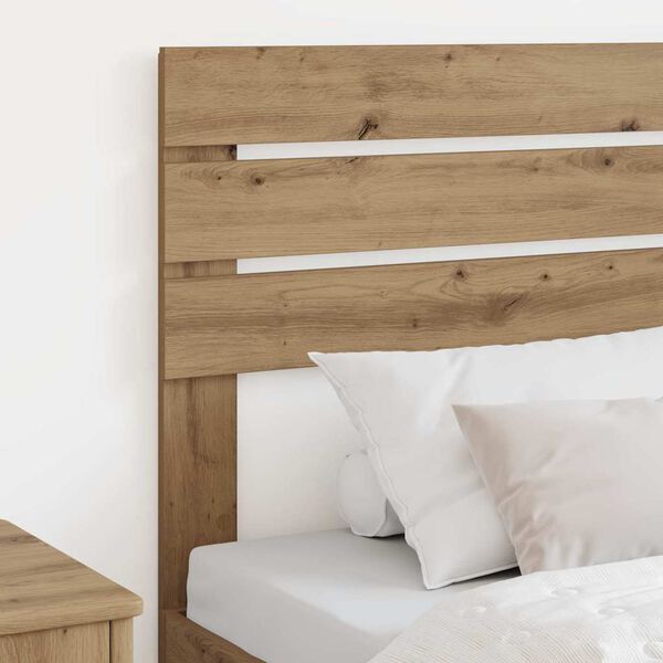 vidaXL T&ecirc;te de lit Ch&ecirc;ne artisanal 75 cm Bois d'ing&eacute;nierie