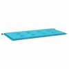 vidaXL Coussin de banc de jardin Turquoise 120 x 50 x 4 cm