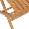 vidaXL Chaises de jardin pliantes lot de 6 47x47x89cm bois massif teck
