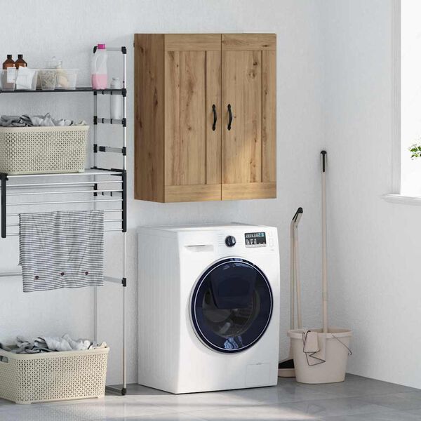 vidaXL Meuble mural Ch&ecirc;ne artisanal 69,5 x 34 x 90 cm