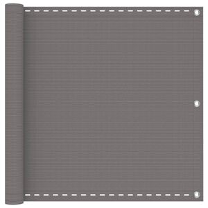 vidaXL &Eacute;cran de balcon Rectangulaire 75 x 300 cm HDPE et Aluminium