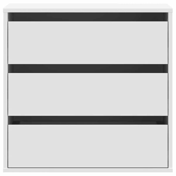 vidaXL Commode d'angle blanc 60x41x58 cm bois d'ing&eacute;nierie