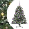 vidaXL Sapin de Noël artificiel avec 150 LED Vert 85 x 85 x 120 cm