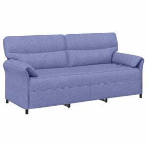 vidaXL Canap&eacute; 100% polyester, cadre en m&eacute;tal, MDF, Contreplaqu&eacute;