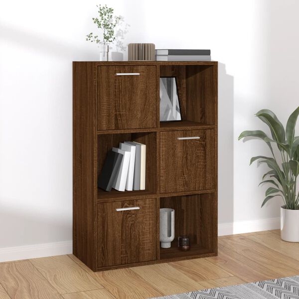 vidaXL Armoire de rangement Ch&ecirc;ne marron 60x29,5x90 cm